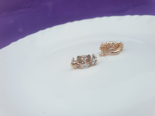 ROSEGOLD EARRING S BX X