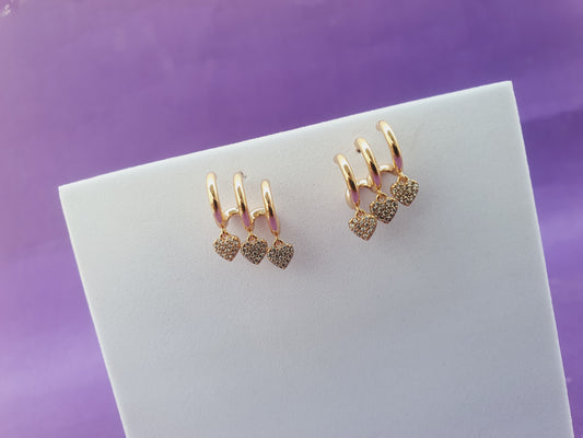 ROSEGOLD EARRING E BX X