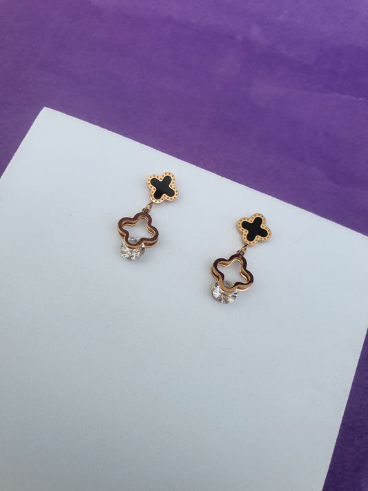ROSEGOLD EARRING O3 R1 X