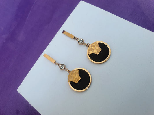 ROSEGOLD EARRING D R1 X