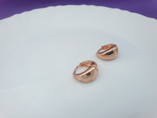 ROSEGOLD EARRING R R1 X