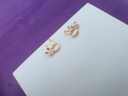 ROSEGOLD EARRING S R1 X