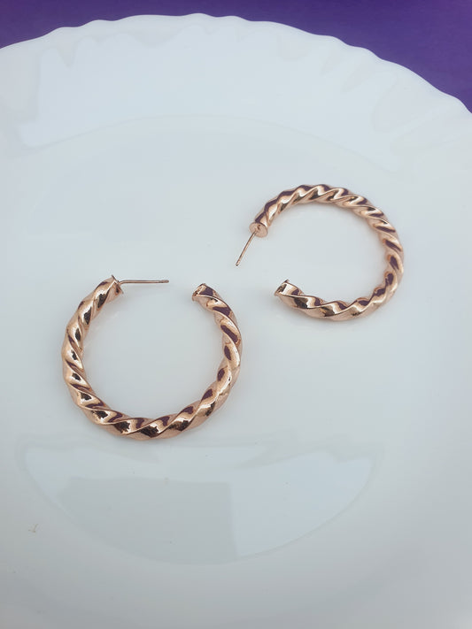 ROSEGOLD EARRING Q2 R1 X