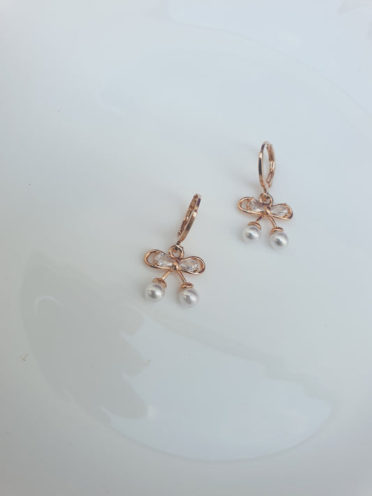 ROSEGOLD EARRING L2 R1 X