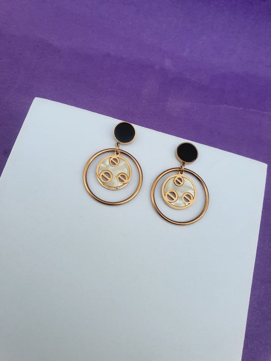 ROSEGOLD EARRING B2 R1 X