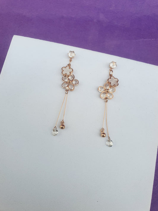 ROSEGOLD EARRING H2 R1 X