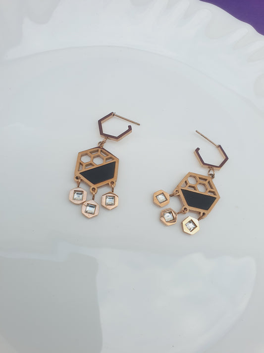 ROSEGOLD EARRING S2 R1 X