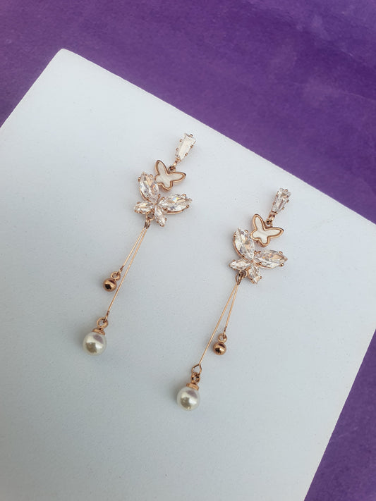 ROSEGOLD EARRING I2 R1 X
