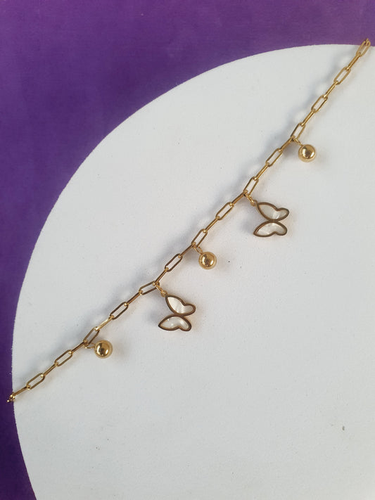 GOLD ANKLET A AT