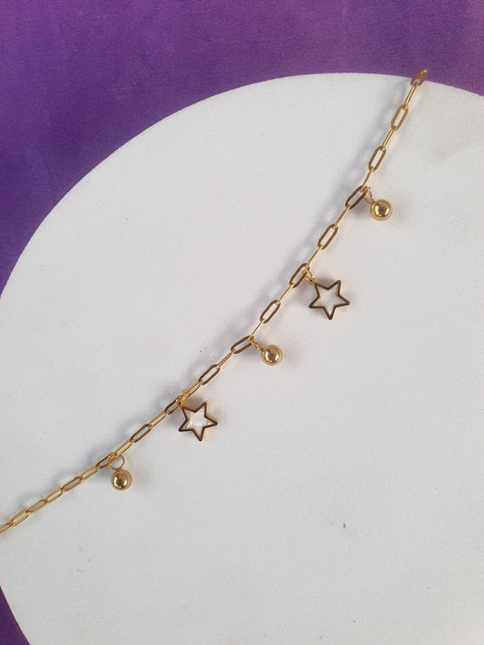 GOLD ANKLET C AT
