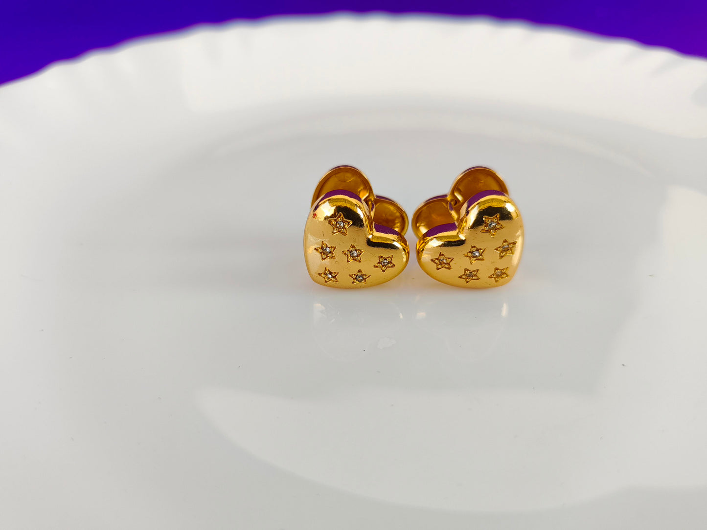 GOLD  EARRING D3 G T3 X