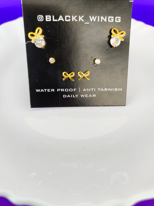 GOLD COMBO EARRING G Y X