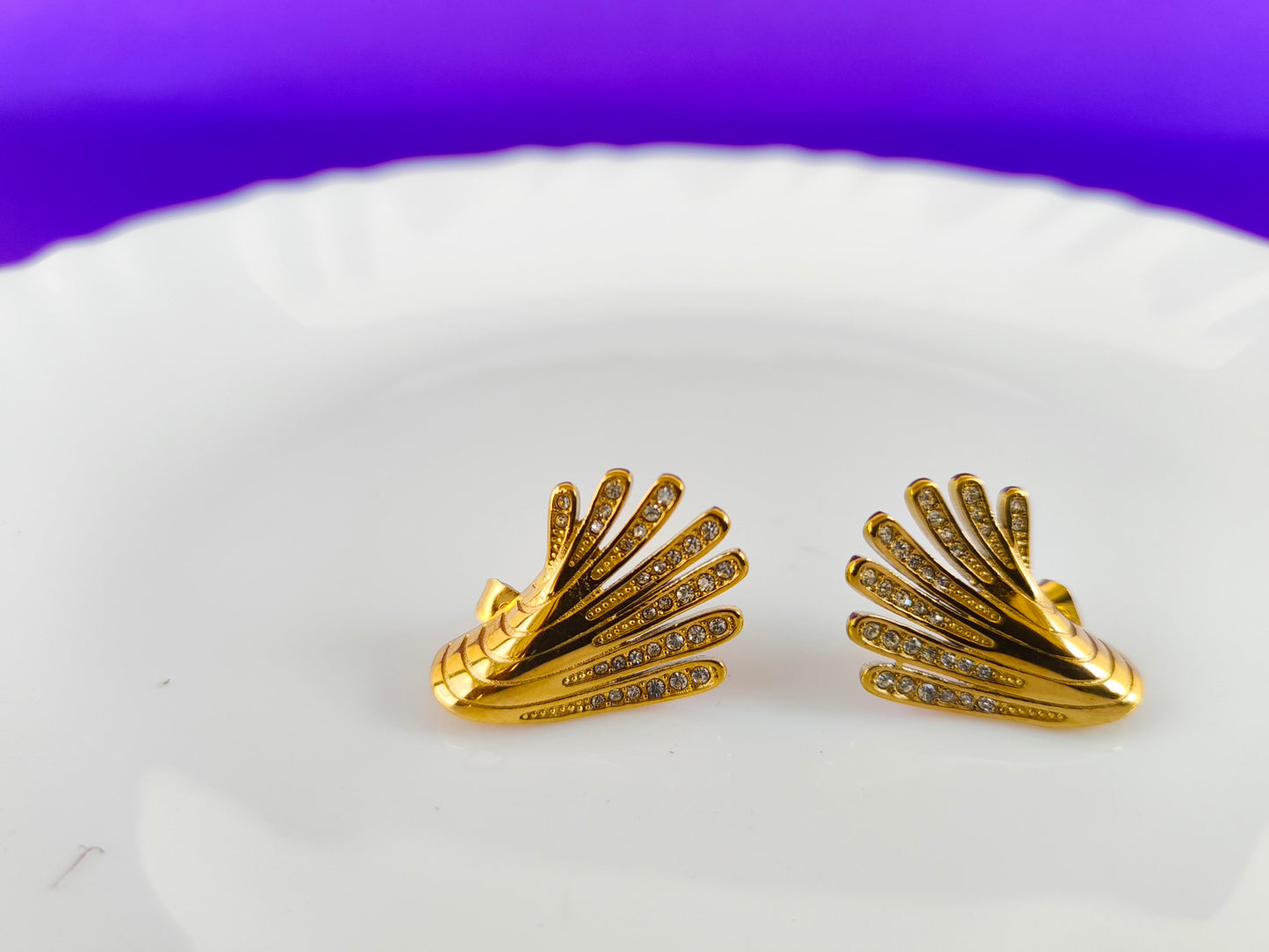 GOLD EARRING FF G T2 X
