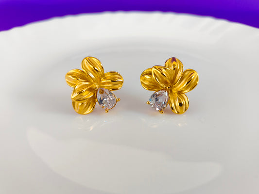GOLD EARRING C G T1 X