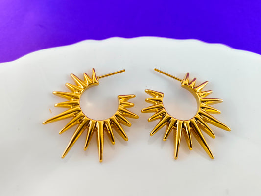 GOLD EARRING M G T1 X