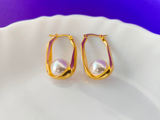 GOLD EARRING B3 G T3 X