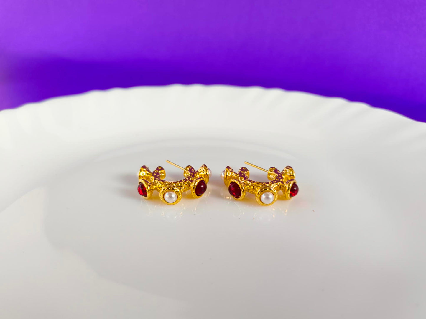 GOLD EARRING Y G T1 X