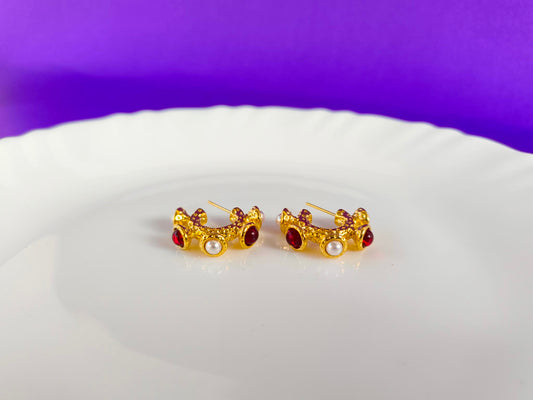 GOLD EARRING Y G T1 X