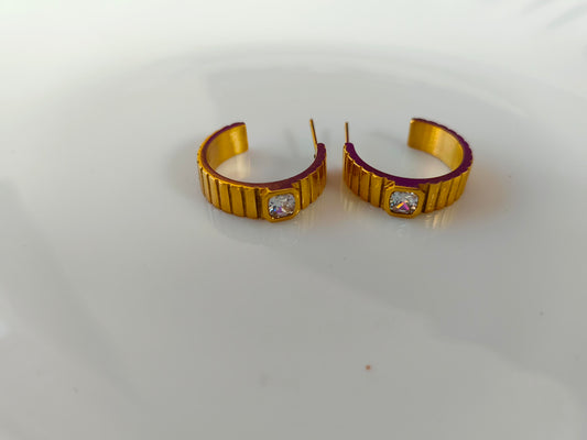 GOLD EARRING XX G T2 X