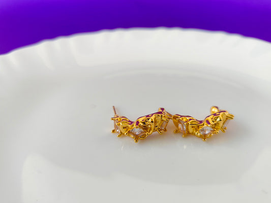 GOLD EARRING F5 G T5 X