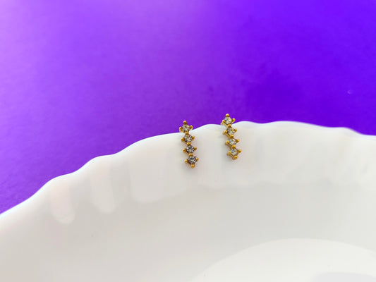 GOLD EARRING A4 G T4 X