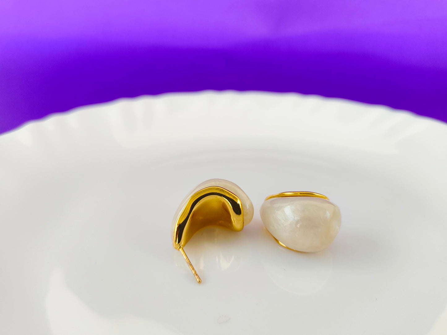 GOLD EARRING X4 G T4 X