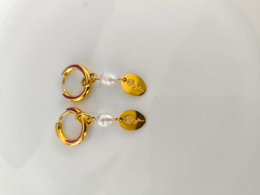 GOLD EARRING J5 G T5 X