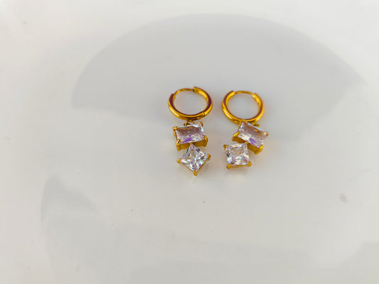 GOLD EARRING C4 G T4 X