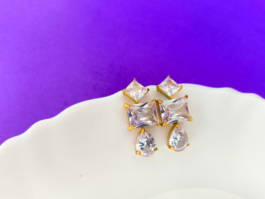GOLD EARRING K4 G T4 X