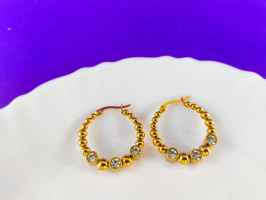 GOLD EARRING Q4 G T4 X