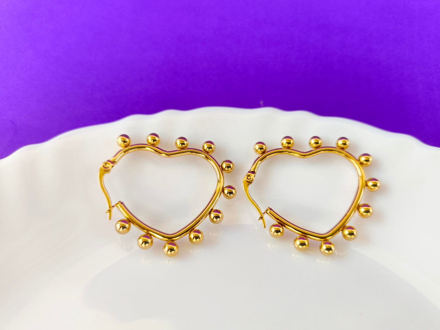 GOLD EARRING F GG C1 X