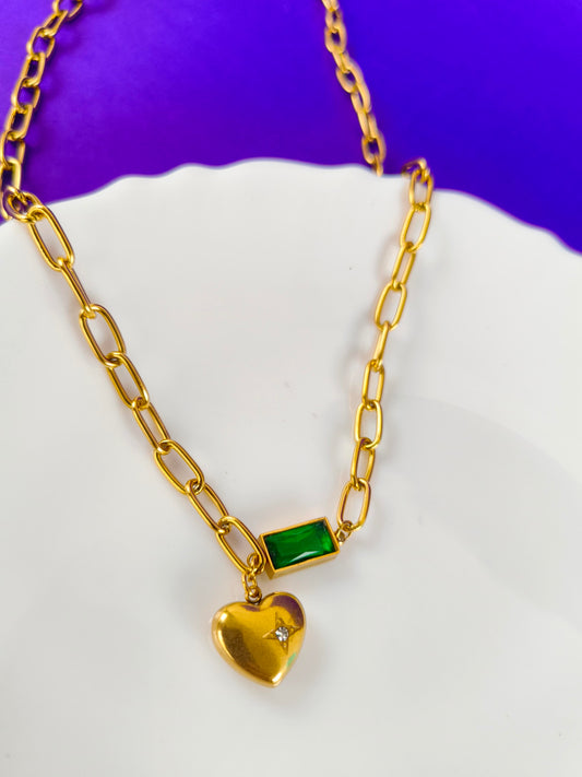 GOLD HEART CHAIN R5 S9