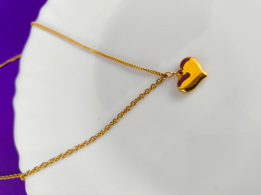 GOLD HEART CHAIN H S1