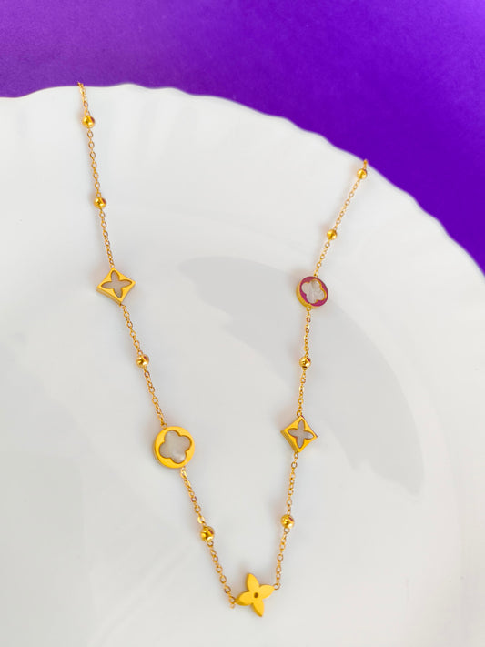 CHARM GOLD CHAIN Q 3M X