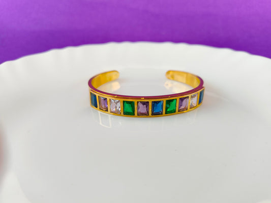 GOLD HAND CUFF MULTICOLOUR