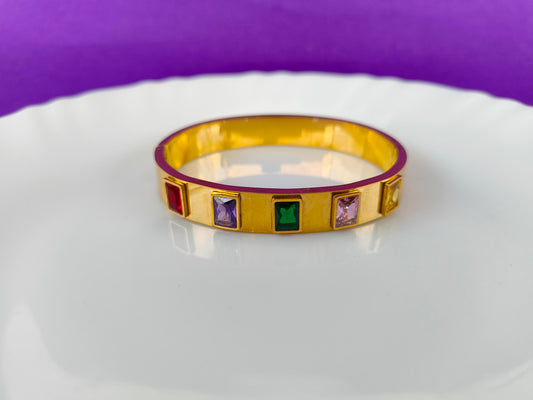 GOLD MULTICOLOUR BRACELET