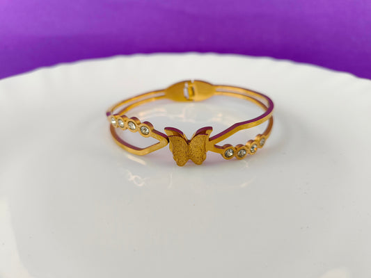 Gold Butterfly Bracelet X