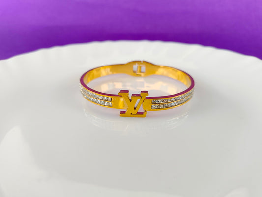 Gold LV Bracelet X