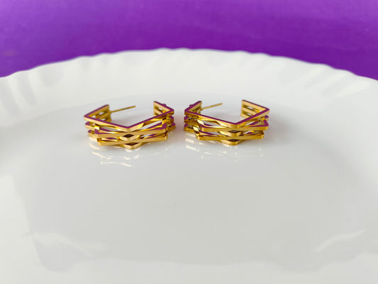 GOLD EARRING 6D G T6 X