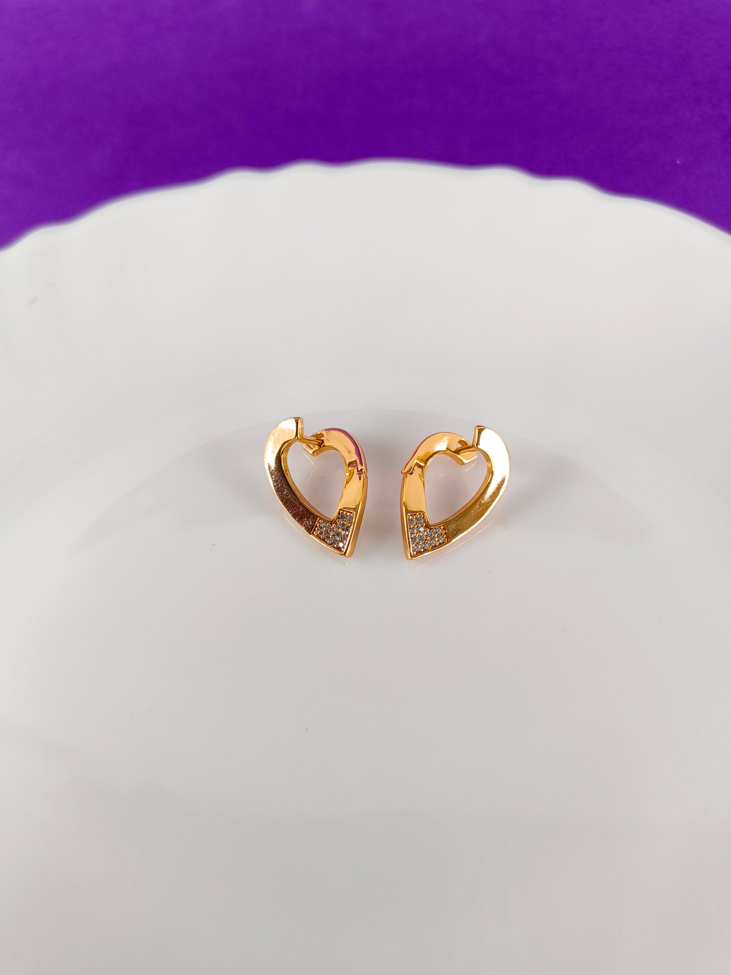 ROSEGOLD EARRING 3R BT X