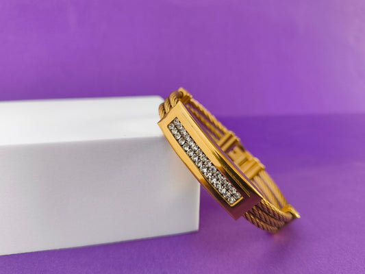UNISEX KADA GOLD BRACELET X