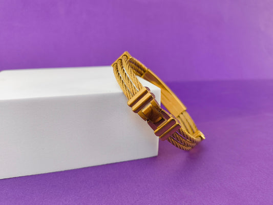 UNISEX KADA GOLD BRACELET X