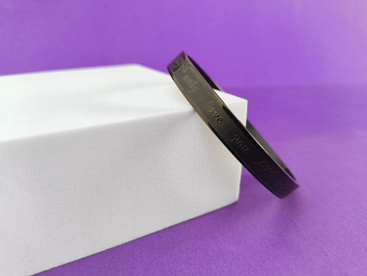 UNISEX KADA BLACK BRACELET X