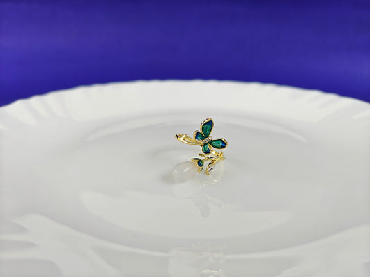 GOLD  ADJUSTABLE RING X