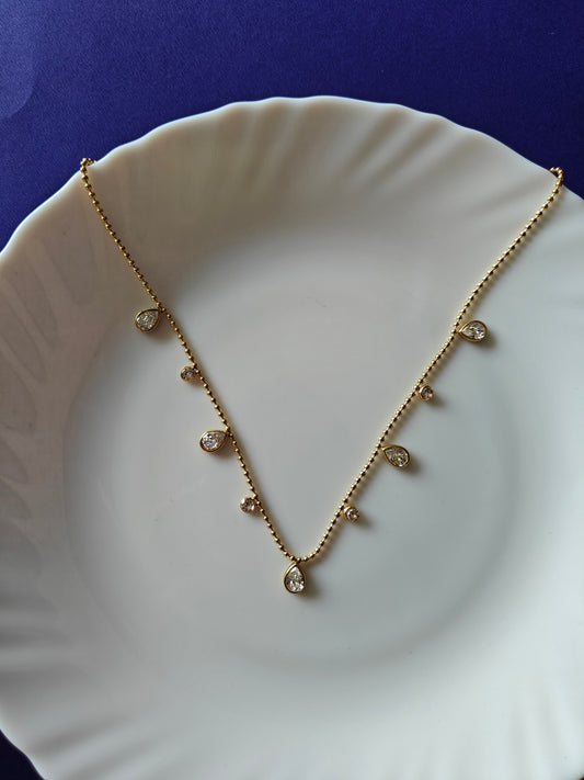 CHARM GOLD CHAIN  B 11M'