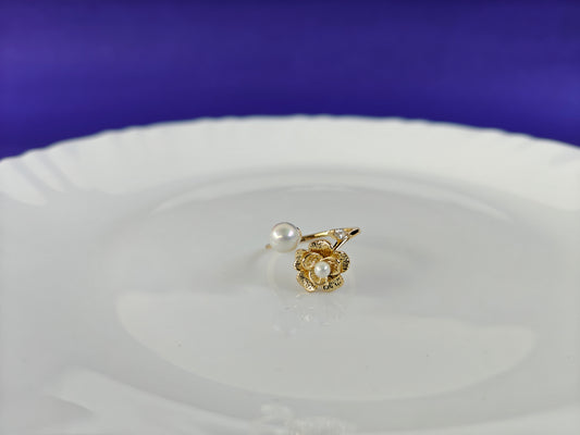 GOLD  ADJUSTABLE RING X