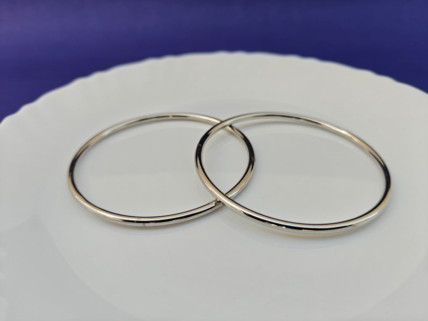 SILVER BANGLES