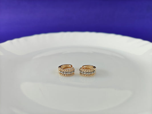 ROSEGOLD EARRING 8Z BT2 X