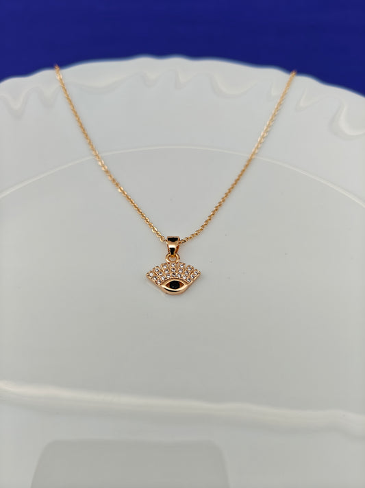 GOLD EVIL EYE H E1 X