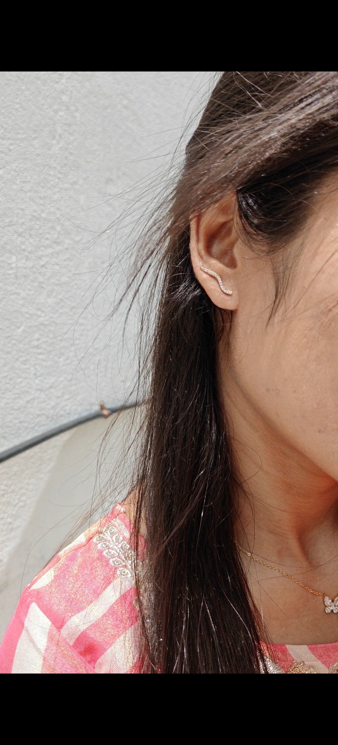 ROSEGOLD EAR CUFF C Z2 X